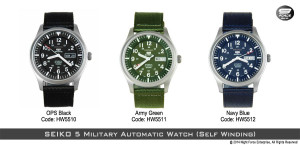 SEIKO 5 Military Watch Automatic (Self Winding)